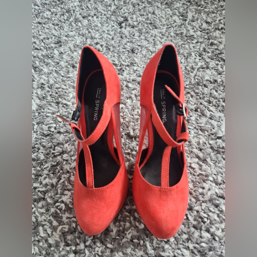 Coral heels